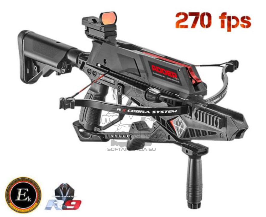 Balestra Ricurva Self Cocking Cobra System Adder 130 Libbre - 270FPS di EK ARCHERY