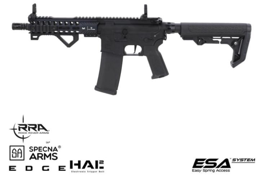 Specna Arms Rock River Arms M4 RRA SA-E17 Edge HAL2 Light Ops Gen.2 nero di SPECNA ARMS