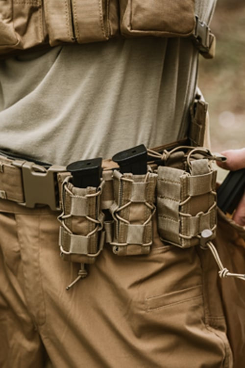 Pouch per caricatori di pistola - Coyote di 8FIELDS