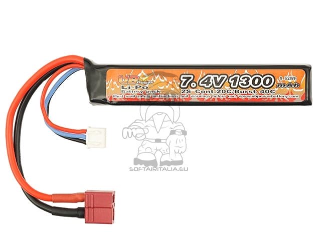 Batteria Li-Po 1300mAh 7,4V di VICTORY BATTERY