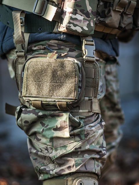 Modular Padded Drop Leg Panel Coyote di 8FIELDS