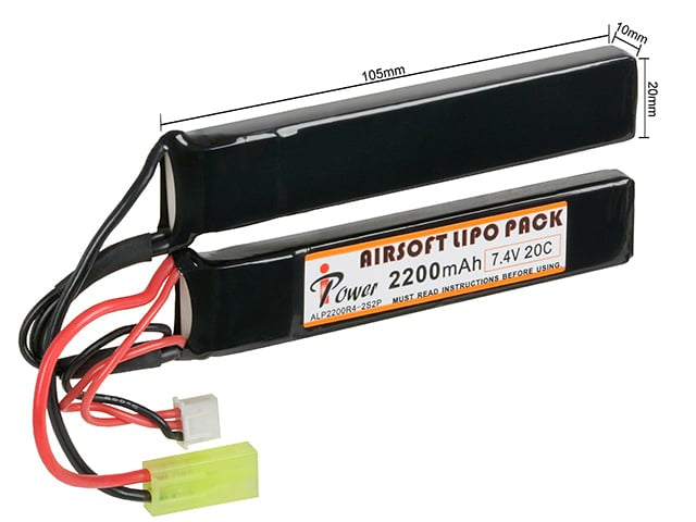 Batteria Li-Po 2200mAh 7,4V di IPOWER
