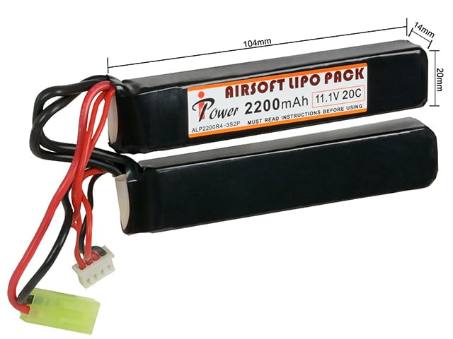 Batteria Li-Po 2200mAh 11,1V 20C di IPOWER