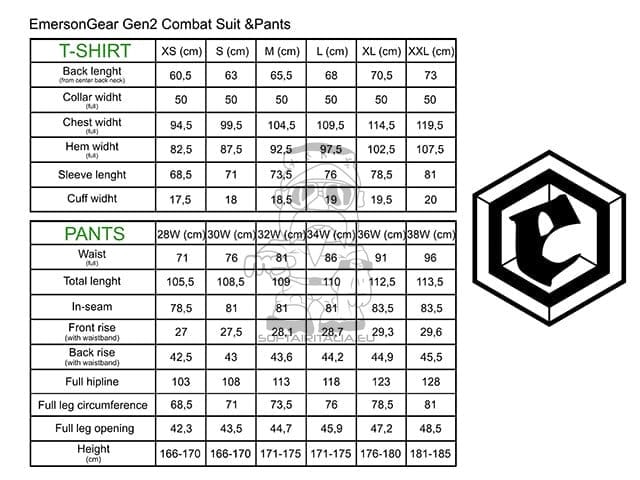 Combat Uniform Gen2 (M Size) - MT di EMERSONGEAR