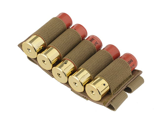 5rd Shotgun Shell Panel Coyote di 8FIELDS