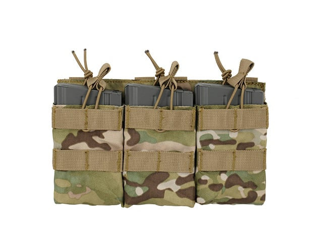 Triple Open Top 7.62 Mag Pouch - Multicamo di 8FIELDS