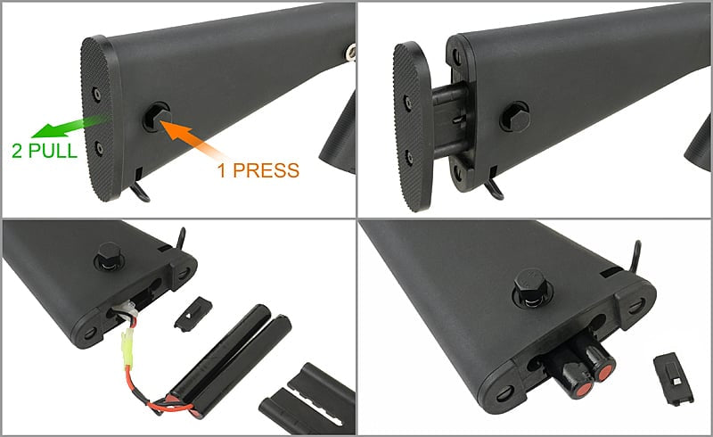 Calciolo Regolabile per SR-25/AR-15/M4 di CYMA