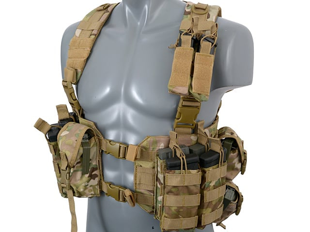 Gilet Tattico Split Front Chest Harness di 8FIELDS