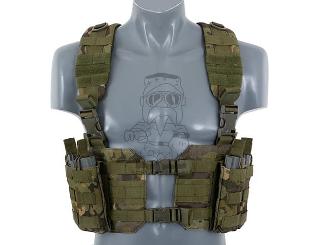 Gilet Tattico Split Front Chest Harness di 8FIELDS