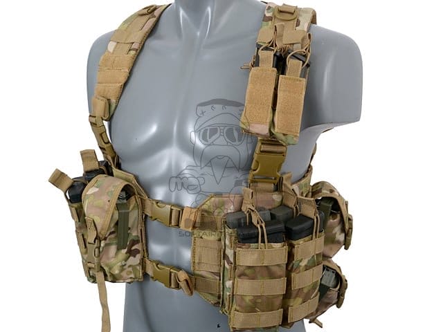 Gilet Tattico Split Front Chest Harness di 8FIELDS