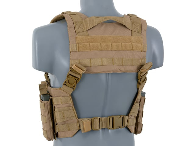 Split Front Chest Harness - Coyote di 8FIELDS