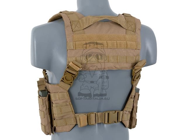 Split Front Chest Harness - Coyote di 8FIELDS