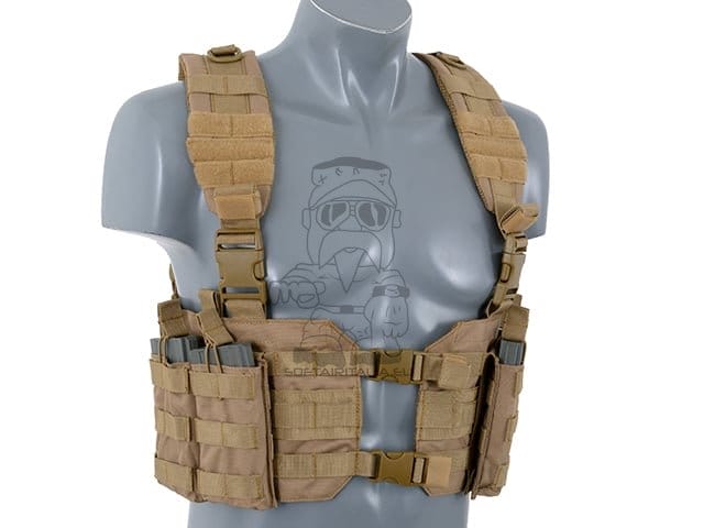 Split Front Chest Harness - Coyote di 8FIELDS