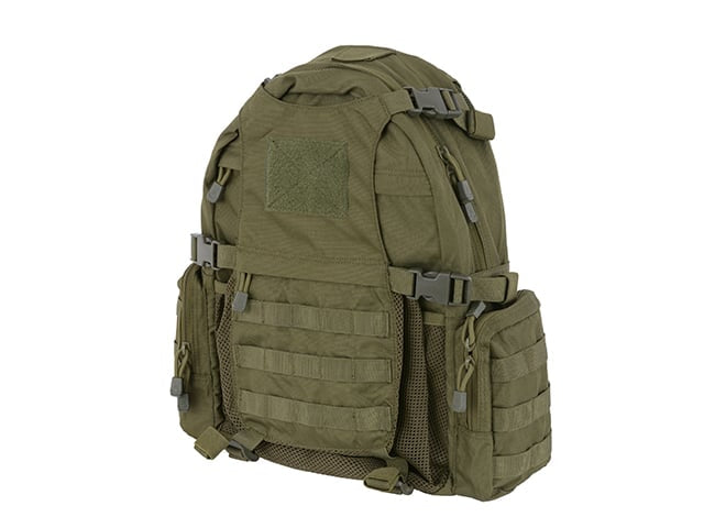 Zaino tattico con tasca per casco - OLIVE di 8FIELDS