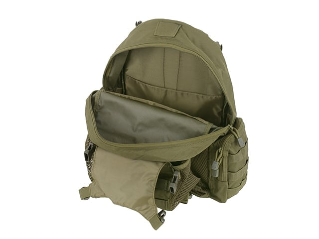 Zaino tattico con tasca per casco - OLIVE di 8FIELDS