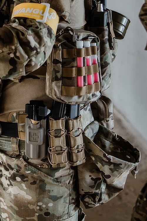 Pouch Estesa per Pistola - Multicamo di 8FIELDS
