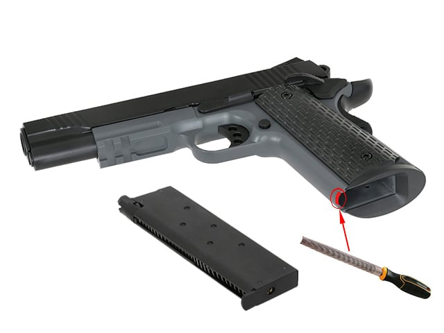 Caricatore Green Gas per 1911 di ARMY ARMAMENT