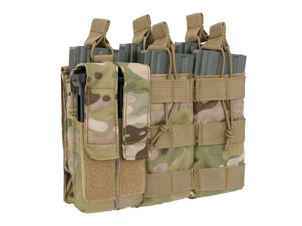 Triple 5.56 Mag/Pistol Pouch Panel di 8FIELDS