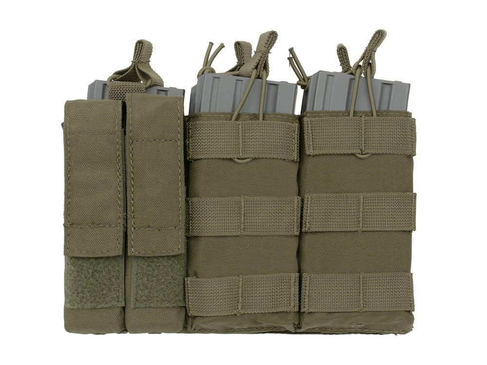 Triple 5.56 Mag/Pistol Pouch Panel di 8FIELDS