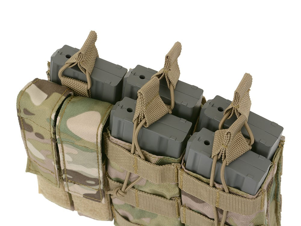 Triple 5.56 Mag/Pistol Pouch Panel di 8FIELDS