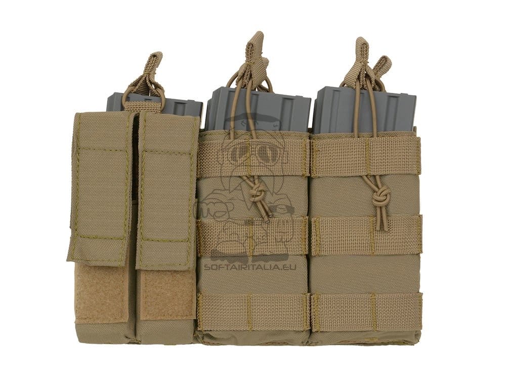 Triple 5.56 Mag/Pistol Pouch Panel di 8FIELDS