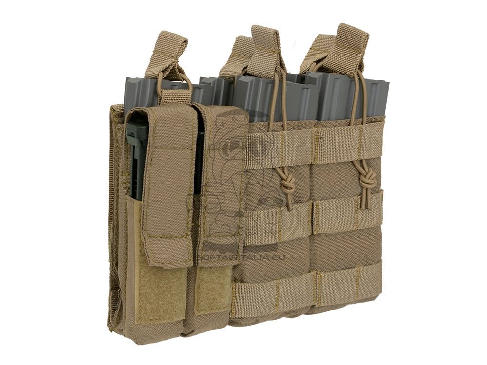 Triple 5.56 Mag/Pistol Pouch Panel di 8FIELDS