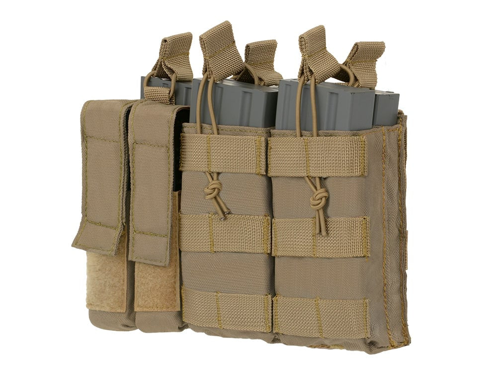 Triple 5.56 Mag/Pistol Pouch Panel di 8FIELDS