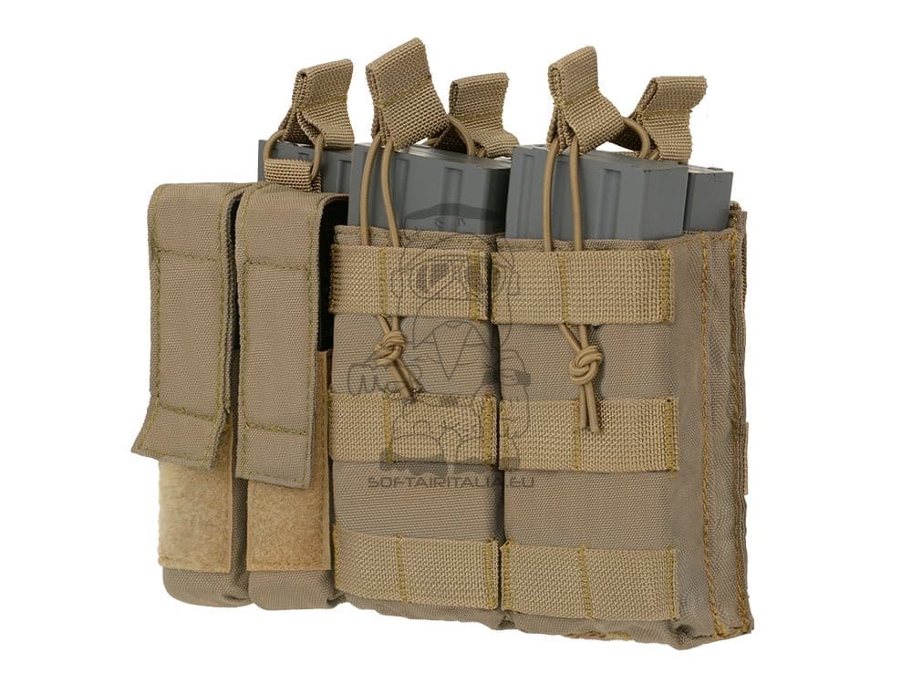 Triple 5.56 Mag/Pistol Pouch Panel di 8FIELDS