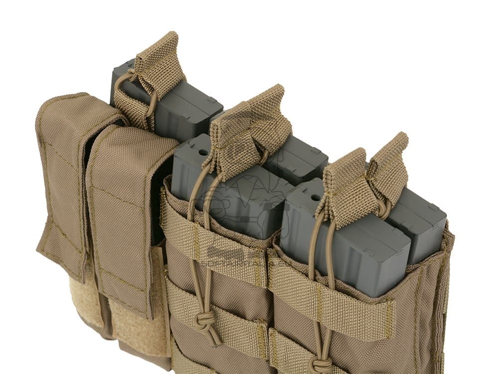 Triple 5.56 Mag/Pistol Pouch Panel di 8FIELDS
