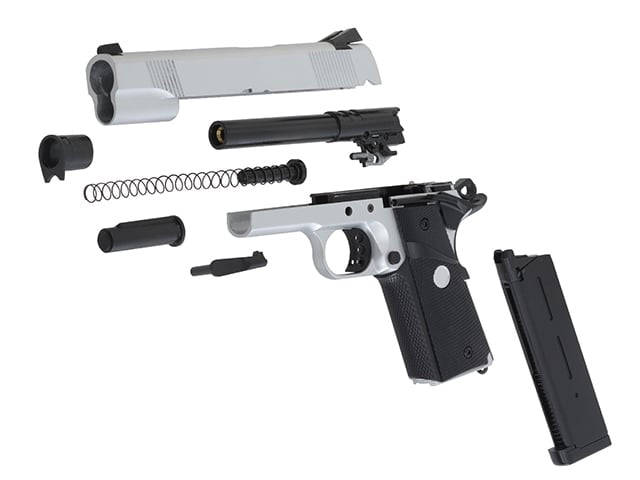 Pistola 1911 Gas Blowback di ARMY ARMAMENT
