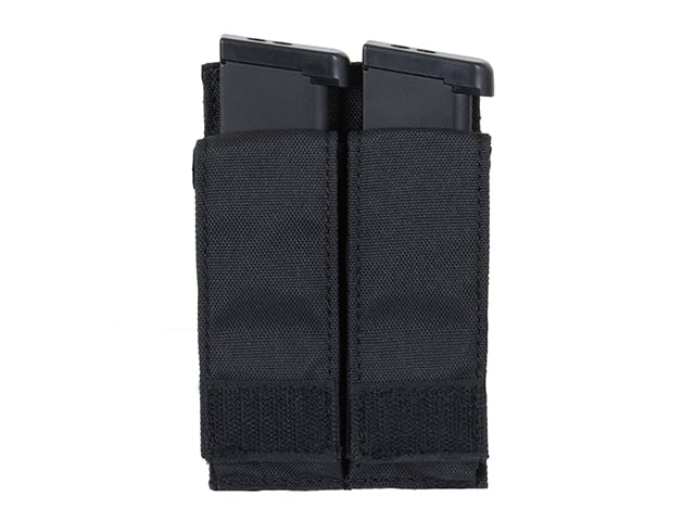 Double Pistol Mag Pouch nera di 8FIELDS