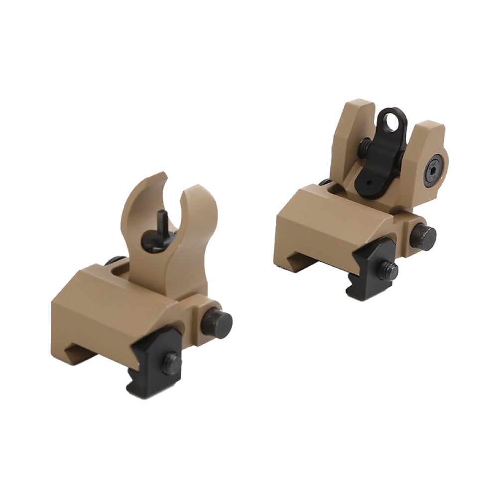 Set Tacche di Mira Flip-Up Dark Earth di BIG DRAGON