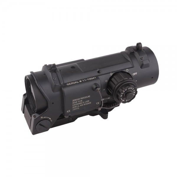 Red Dot DR 1X-4X Nero di BIG DRAGON