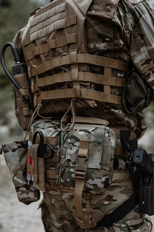 Jump Plate Carrier Cummerbund - Coyote di 8FIELDS