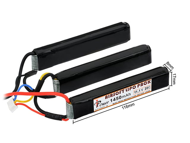 Batteria Li-Po 1450mAh 11,1V 20C di IPOWER