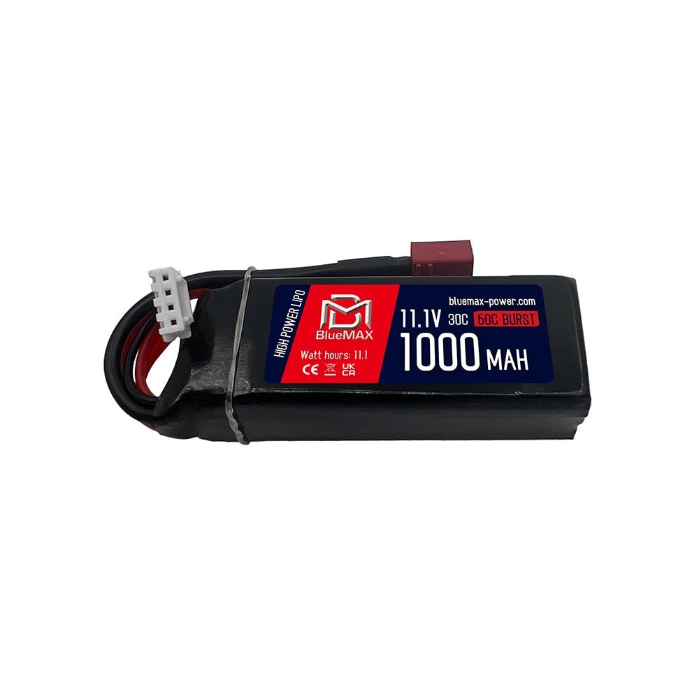 Batteria Li-Po 11.1V 1000mAh 30C di BLUEMAX