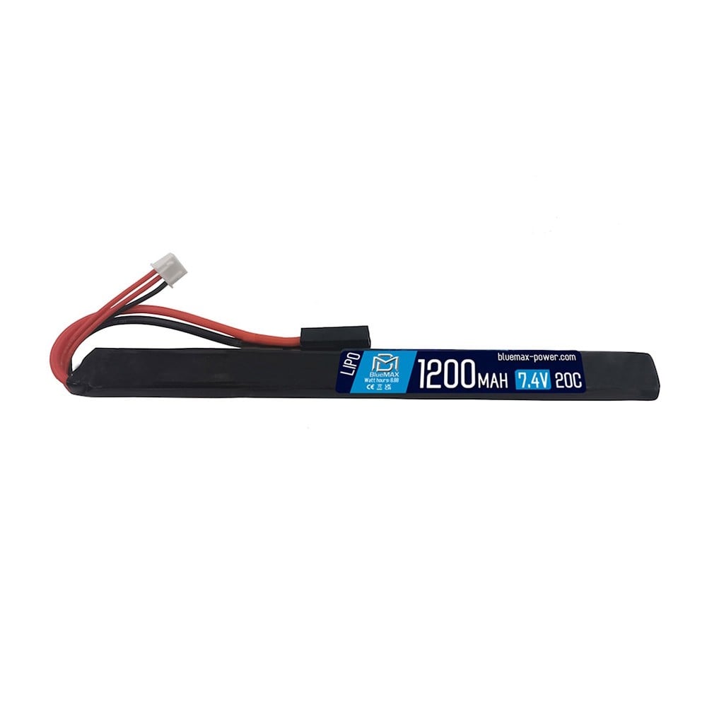 Batteria Li-Po 7.4V 1200mAh 20C di BLUEMAX