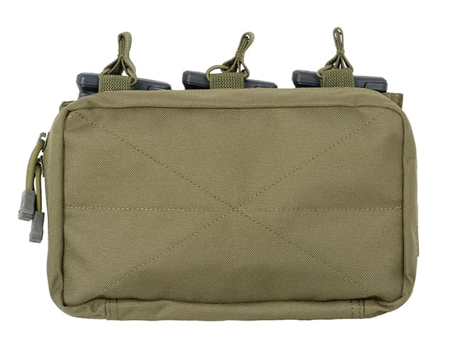 MOLLE Triple Rifle Mag/GP Pouch - Olive di 8FIELDS