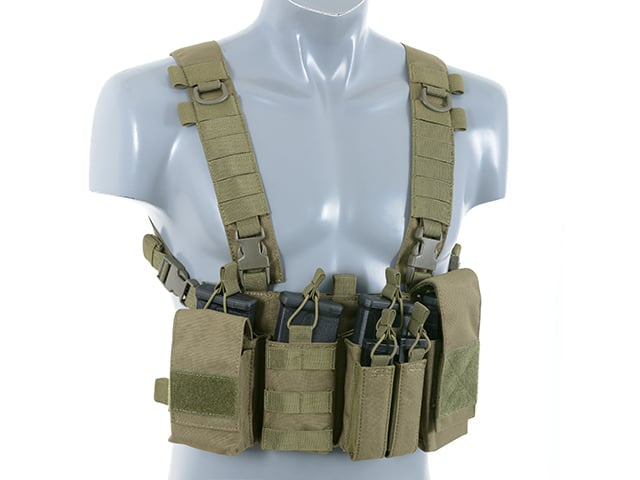 Buckle Up Chest Rig V3 - Olive di 8FIELDS