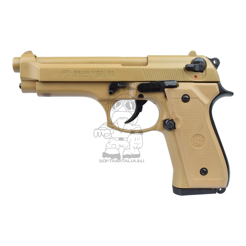 Pistola a Salve 92 Calibro 9mm Desert di BRUNI
