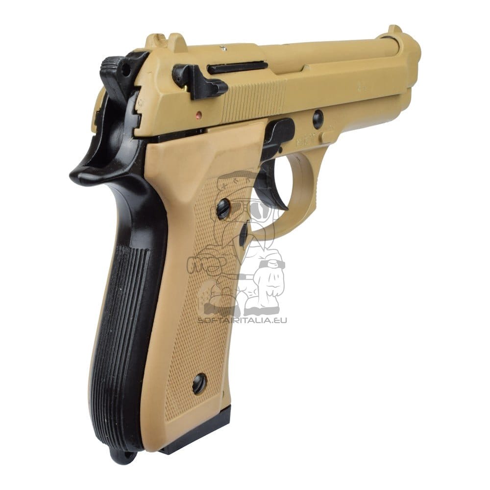 Pistola a Salve 92 Calibro 9mm Desert di BRUNI