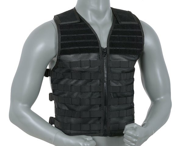 Gilet Tattico Mesh Nero di 8FIELDS