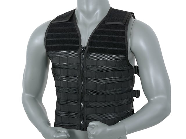 Gilet Tattico Mesh Nero di 8FIELDS