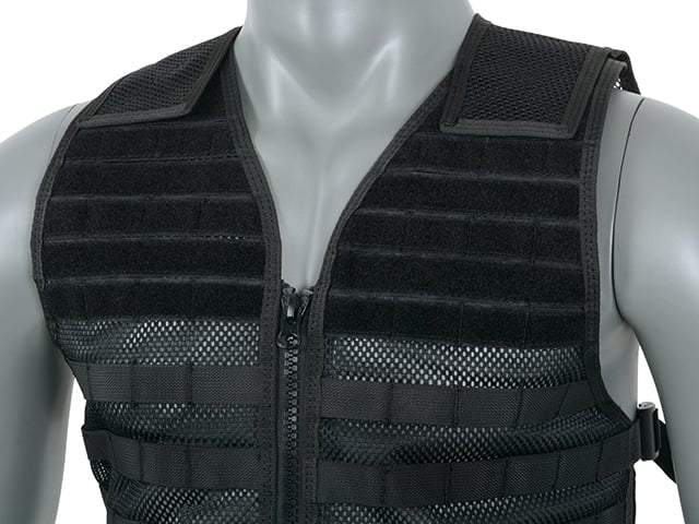 Gilet Tattico Mesh Nero di 8FIELDS
