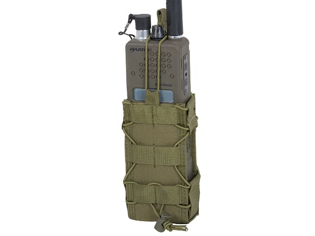 Open-Top Radio Pouch - Olive di 8FIELDS