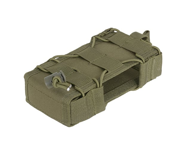 Open-Top Radio Pouch - Olive di 8FIELDS