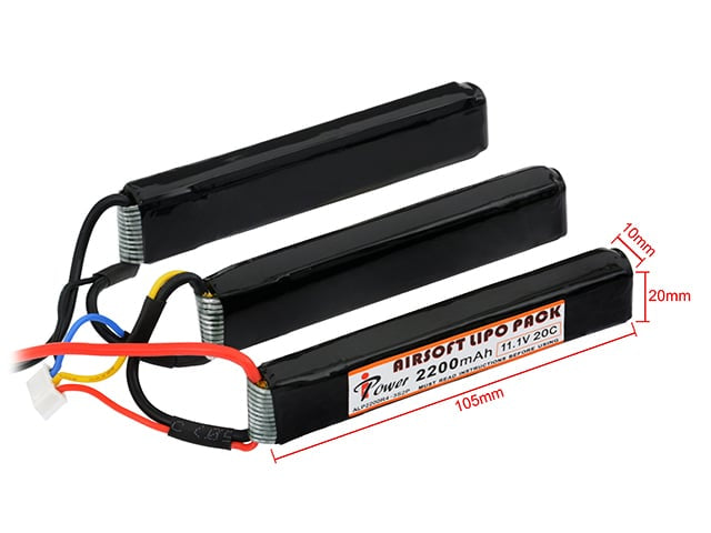 Batteria Li-Po 2200mAh 11,1V 20C di IPOWER