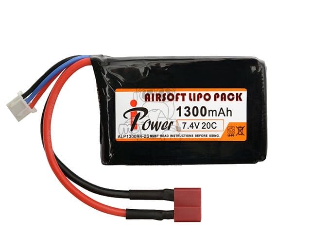 Batteria Li-Po 1300mAh 7,4V 20C di IPOWER