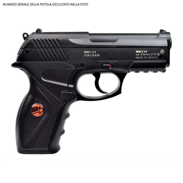 Pistola CO2 Calibro 4,5mm C.N.818 C11 di BRUNI