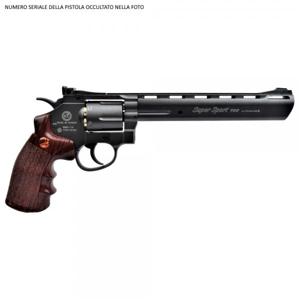 Revolver CO2 Cal. 4,5mm 8" di BRUNI